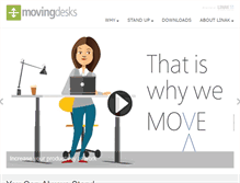 Tablet Screenshot of movingdesks.com